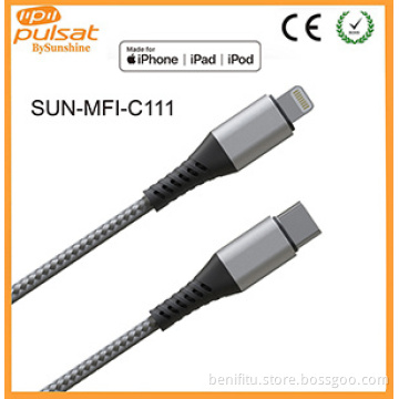Mfi Factory Type-C to Lightning Cable for iPhone
